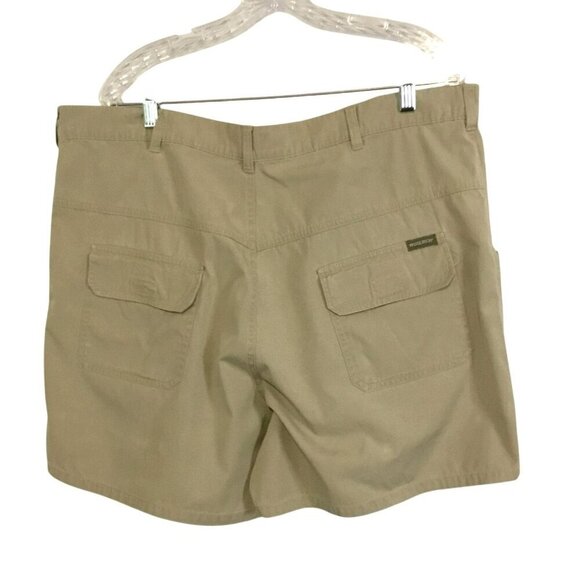 Woolrich Men's Cargo Hiking Shorts Khaki Size 40 100% Cotton Fishing Climbing - Picture 6 of 10